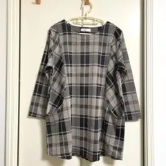 ベルーナ rejouir チュニック　長袖カットソー トップス　Lサイズのサムネイル