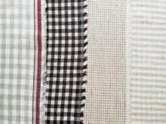 カットクロス 先染め 【 麻 ・ 麻混 など】