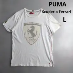 PUMA×Scuderia Ferrari　プリントtシャツ　Lサイズ