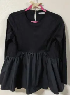 長袖デザインカットソー
