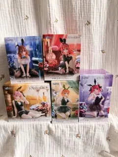 五等分の花嫁 Desktop Cute バニーver. フィギュア 5体セット
