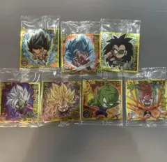 ドラゴンボール 超戦士シールウエハース 7枚セット 未開封 スーパーレア