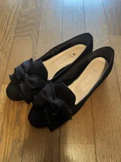 DIANA リボンフラットシューズ 22.5cm