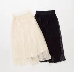 Crisp flower lace skirt フレアスカート 新品タグ付き