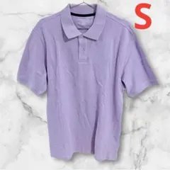 未着用❤️ポロシャツ スリムフィット メンズ Sサイズ パープル シンプル