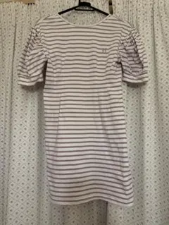 Honey mi honey ♡ バックオープン パフスリーブ Tシャツワンピのサムネイル
