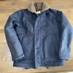 HOUSTON N-1 デッキジャケット 38 Black インナー取外し可能