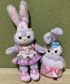 ディズニーシー ステラルー キーホルダー ぬいぐるみバッジ