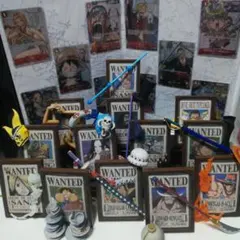 ワンピース ONEPIECE フィギュア　手配書 フレームコレクション16体
