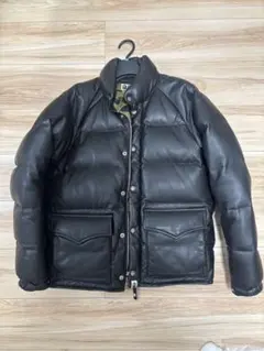 激レアA BATHING APE シープスキン　レザーダウンジャケット M 肉厚 激レアA BATHING APE シープスキン レザーダウンジャケット M 肉
