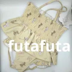 100 水着　セパレート　フタフタ　バースデイ　イエローベージュ