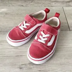 VANS ベビー スニーカー 赤 14cm