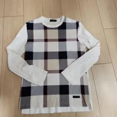 BLACKLABEL CRESTBRIDGE　チェック柄長袖カットソー