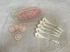 Anna Umemiya（梅宮アンナ） 花柄の陶器製スプーン