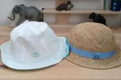 ファミリア　天然草ハット　49cm＆サンシェードハット