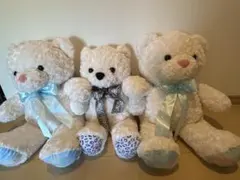 ラブリーローズベアぬいぐるみ 3体セット