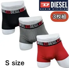 ディーゼル 下着 ボクサーパンツ 3枚組 5326 黒,赤,グレー Sサイズ