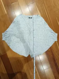 SLY　レディース　Freeサイズ　ミニカーディガン　グレー