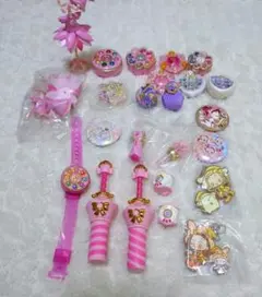 おジャ魔女どれみ ガチャ コンパクト 缶バッジ アクリルキーホルダー まとめ売り