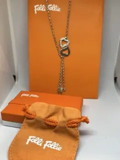 Folli Follie ハートモチーフ ネックレス シルバージルコニア