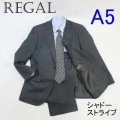 ✨REGAL製/最高級生地/御幸毛織✨スーツ 形状記憶 アジャスター付 A5
