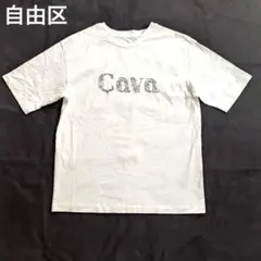 【自由区】オンワード樫山 半袖Tシャツ 花柄ロゴ ホワイト Mのサムネイル