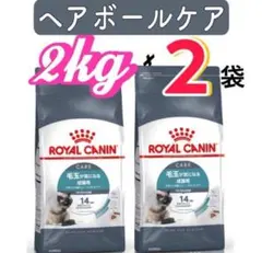 ロイヤルカナン 毛玉が気になる成猫用 ヘアボールケア2kg×2袋 - メルカリ