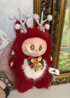 クリスマス限定・赤色トナカイZimomo（20cm） ジモモ ラブブぬいぐるみ