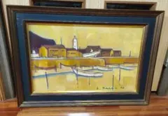 ポール・ヴィヴィアン油彩画 都市風景 - メルカリ