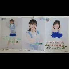 モーニング娘。山﨑愛生「Mei16」A4クリアファイル＋2L写真 2枚セット