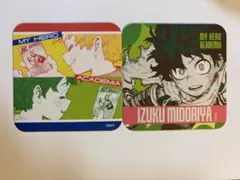 僕のヒーローアカデミア　原画展　アートコースター　爆豪勝己　緑谷出久