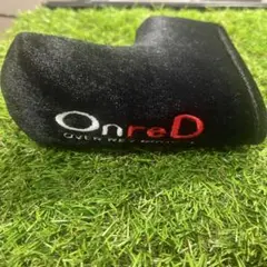 中古　黒 パター用ヘッドカバー　OnreD