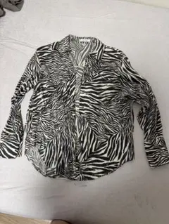 JEANASIS ゼブラ柄 長袖シャツのサムネイル