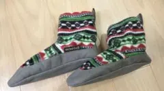 モンベル　キッズ　キャンプシューズ　18cm　防寒　室内　ルームシューズ