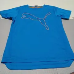 PUMA プーマ Tシャツ ブルー オレンジのサムネイル