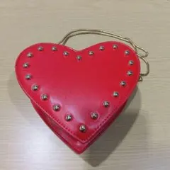 匿名配送　LOWRYS FARM　ハートミニショルダー 　赤　レッド