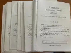 鉄緑会　高2 数Ⅲ 演習　テストセミナー　14回分