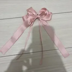 ピンクリボンヘアピン
