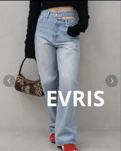EVRIS サイドオープンウエストデニムパンツのサムネイル