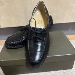 銀座ヨシノヤ　ブラックレザー パンプス 23cm