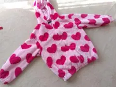 SHEIN パーカー　ふわふわ　もこもこ　ハート　ピンク　かわいいのサムネイル