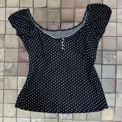 Brandy Melville 半袖 トップス ドット柄のサムネイル