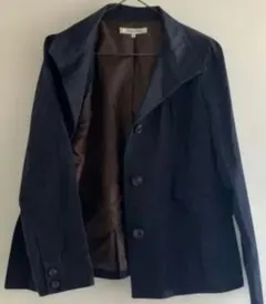 ユナイテッドアローズ グリーンレーベルリラクシング ネイビーテーラードジャケット