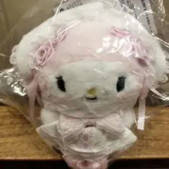 サンリオ ホワイトフリルデザイン マスコット マイメロディ 希少