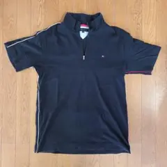 TOMMY HILFIGER ブラックポロシャツ M