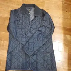 LAVENHAM ブラック キルティングコート　36