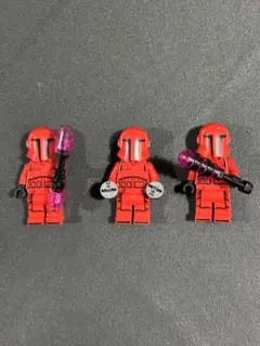 レゴ ミニフィグ 赤 3体セット　スターウォーズ