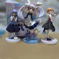 ご注文はうさぎですか？ フィギュア 3体セット(ジャンク品)のサムネイル