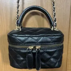 ブラックキルティングバッグ　SHEIN