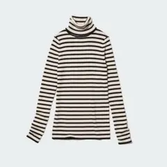UNIQLO メリノリブタートルネックセーター　M